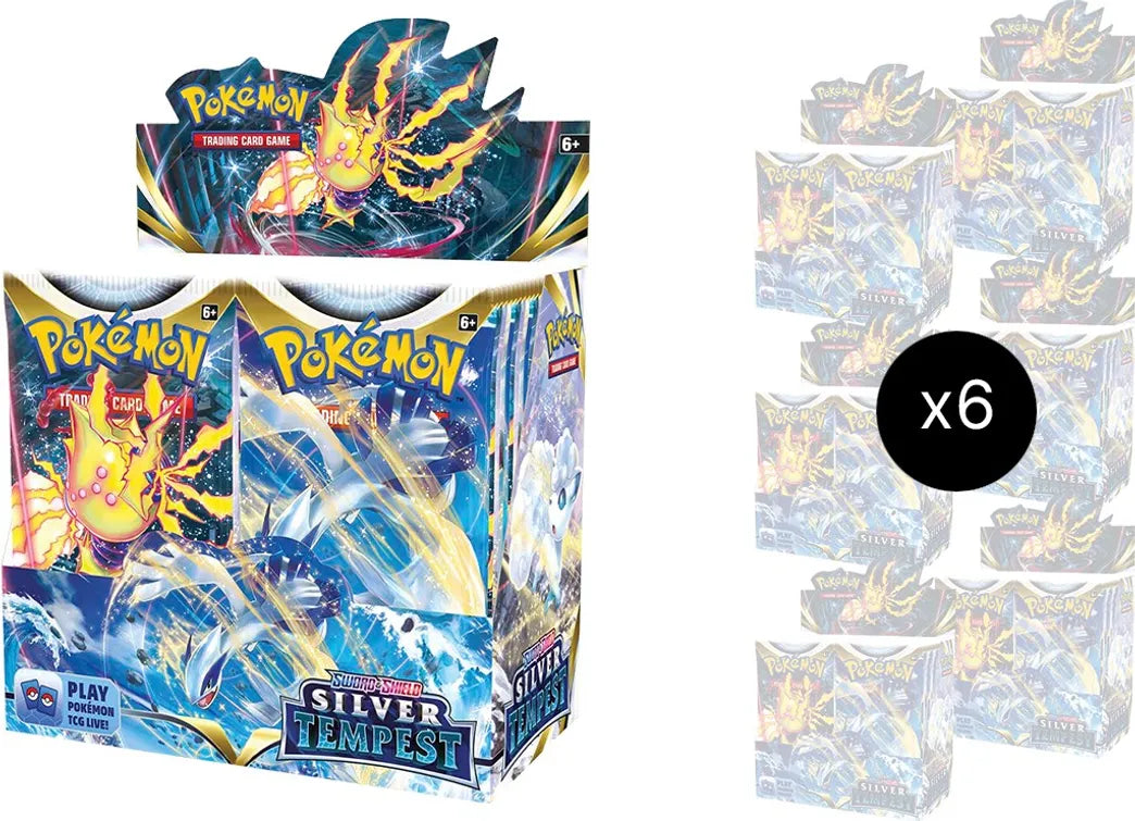 Pokemon: Silver Tempest Booster Box Case - SWSH12: Silver Tempest (SWSH12)