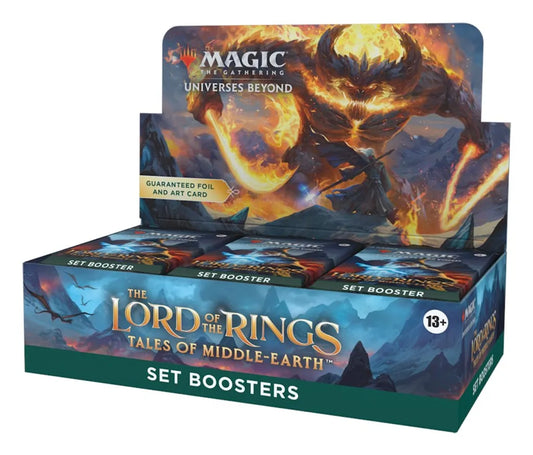 Magic the Gathering: Universes Beyond: The Lord of the Rings: Tales of Middle-earth - Set Booster Box - Universes Beyond: The Lord of the Rings: Tales of Middle-earth (LTR)